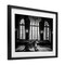 Stupell Industries Snow Leopard in Opulent Mansion Framed Print Under Glass, design by Decent Exposures